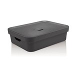 Ficha técnica e caractérísticas do produto Caixa Organizadora Chumbo Cube G com Tampa - OU