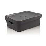 Ficha técnica e caractérísticas do produto Caixa Organizadora Chumbo Cube M com Tampa - OU