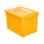 Ficha técnica e caractérísticas do produto Caixa Organizadora com Tampa 30L Plástico Amarelo Color Ordene Ordene