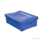 Ficha técnica e caractérísticas do produto Caixa Organizadora de Plástico Color 13,5 Litros Azul Ordene