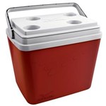 Ficha técnica e caractérísticas do produto Caixa Térmica Pop Vermelho 34 Litros - Invicta