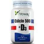 Ficha técnica e caractérísticas do produto Cálcio 500 + D3 com 180 Cápsulas - Fitoway