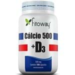 Ficha técnica e caractérísticas do produto Cálcio 500Mg + D3 Fitoway 60 Caps