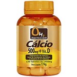 Ficha técnica e caractérísticas do produto Cálcio 500mg + Vit. D - 120 Tabletes - OH2 Nutrition