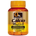 Ficha técnica e caractérísticas do produto Cálcio 500mg + Vit. D Oh2 Nutrition - 60 Tabletes