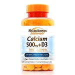 Ficha técnica e caractérísticas do produto Cálcio 500mg + Vitamina D3 Sundown 120 Comprimidos