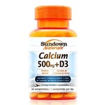 Ficha técnica e caractérísticas do produto Cálcio 500mg + Vitamina D3 Sundown 60 Comprimidos