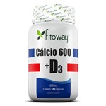 Ficha técnica e caractérísticas do produto Cálcio 600 + D3 180 Cápsulas Fitoway