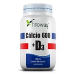 Ficha técnica e caractérísticas do produto Cálcio 600 + D3 Fitoway 180 Caps
