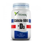 Ficha técnica e caractérísticas do produto Cálcio 600 + D3 - Fitoway - 180 Cápsulas