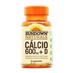 Ficha técnica e caractérísticas do produto Cálcio 600mg + D Sundown com 30 Comprimidos