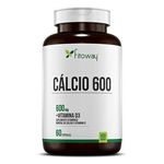Ficha técnica e caractérísticas do produto Cálcio 600mg + Vitamina D3 - 60 Cápsulas