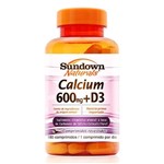 Ficha técnica e caractérísticas do produto Cálcio 600mg + Vitamina D3 Sundown 180 Comprimidos