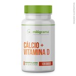Ficha técnica e caractérísticas do produto Cálcio com Vitamina D Cápsulas - Miligrama
