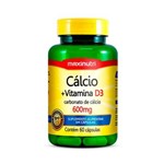 Ficha técnica e caractérísticas do produto Cálcio e Vitamina D3 600mg 60 Cápsulas Maxinutri