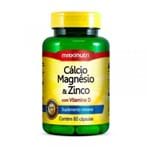 Ficha técnica e caractérísticas do produto Cálcio, Magnésio e Zinco - 60 Cápsulas - Maxinutri