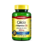 Ficha técnica e caractérísticas do produto Cálcio + Vitamina D3 60 Cápsulas Maxinutri