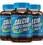 Ficha técnica e caractérísticas do produto Cálcio Vitamina D3 Citrato Malato K2 Mk-7 Com 03 POTES