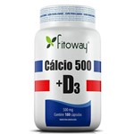 Ficha técnica e caractérísticas do produto Cálcio + Vitamina D3 - Fitoway - 180 Cápsulas