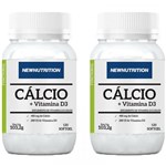 Ficha técnica e caractérísticas do produto Cálcio + Vitamina D - 2 Unidades de 120 Cápsulas - NewNutrition