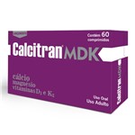 Ficha técnica e caractérísticas do produto Calcitran Mdk 60 Comprimidos - Divcom