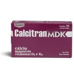 Ficha técnica e caractérísticas do produto Calcitran MDK com 30 Comprimidos - Divcom Pharma