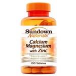 Ficha técnica e caractérísticas do produto Calcium + Magnesium + Zinc Sundown - 100 Tabletes