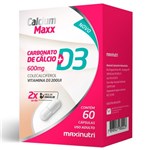 Ficha técnica e caractérísticas do produto Calcium Maxx + D3 600mg 60cps Maxinutri