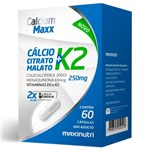 Ficha técnica e caractérísticas do produto Calcium Maxx + K2 60cps Maxinutri