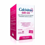 Ficha técnica e caractérísticas do produto Calciviron 600 + D3 Calcio com Vitamina D 60 comprimidos