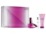 Ficha técnica e caractérísticas do produto Calvin Klein Coffret Perfume Feminino Edt 100ml - Euphoria Forbidden + Body Lotion + Miniatura