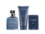 Ficha técnica e caractérísticas do produto Calvin Klein Kit de Perfume Masculino Edt - Eternity Aqua For Men Perfume + Miniatura + Loção