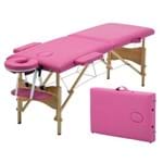 Ficha técnica e caractérísticas do produto Cama de Massagem Trevalla Beauty Tl-Msg112 Diva Portátil Pink