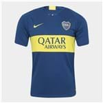 Camisa Boca Juniors Home 2018 - Torcedor Nike Masculina - Marinho (Azul, P, COM PERSONALIZAÇÃO)