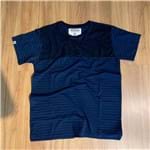 Ficha técnica e caractérísticas do produto Camisa Listras Azul e Preto