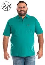 Ficha técnica e caractérísticas do produto Camisa Polo Konciny Plus Size Ciano