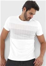 Ficha técnica e caractérísticas do produto Camiseta Calvin Klein Lettering Branca - Kanui
