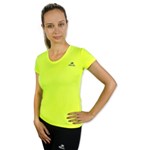 Ficha técnica e caractérísticas do produto Camiseta Color Dry Workout SS CST-400 - Feminino - EG - Amarelo Fluor - Muvin