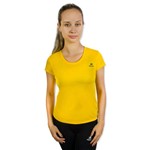 Ficha técnica e caractérísticas do produto Camiseta Color Dry Workout SS CST-400 - Feminino - M - Amarelo - Muvin