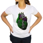 Ficha técnica e caractérísticas do produto Camiseta Coração Natureza Tech Hipsters Feminina