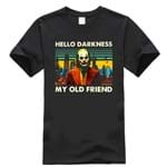 Ficha técnica e caractérísticas do produto Camiseta Hello Darkness / Cinza Escuro / G