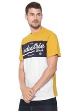 Ficha técnica e caractérísticas do produto Camiseta Industrie Lettering Amarela/Branca