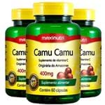 Ficha técnica e caractérísticas do produto Camu-Camu - 3 Unidades de 60 Cápsulas - Maxinutri