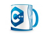 Ficha técnica e caractérísticas do produto Caneca Linguagem C++ Color Azul - Artgeek