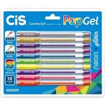 Ficha técnica e caractérísticas do produto Caneta Gel Cis Pop Gel - Kit com 10