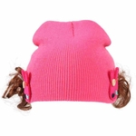 Ficha técnica e caractérísticas do produto Cap Plush Quente beb¨º peruca Hat Feminino Crian?a Hat Baby Baby Linha tecido de algod?o