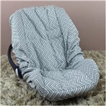 Ficha técnica e caractérísticas do produto Capa de Bebê Conforto Adapt Chevron Marinho