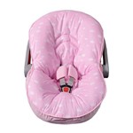 Ficha técnica e caractérísticas do produto Capa para Bebê Conforto Coroa Rosa - 3 Peças - Talismã