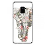 Ficha técnica e caractérísticas do produto Capa para Galaxy A8 2018 - Elefante Floral - Mycase