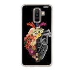 Ficha técnica e caractérísticas do produto Capa Personalizada para Galaxy J8 - Coração Floral - Husky